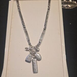 Brighton Silver Multi-Charm Toggle Necklace - Silver